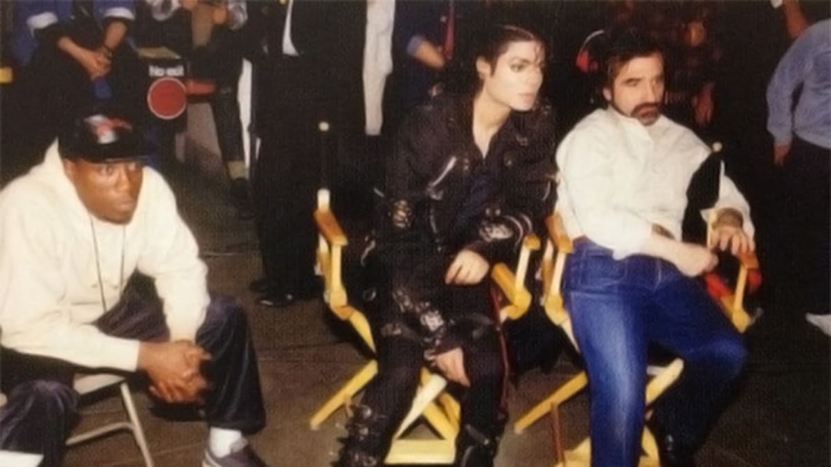 Michael Jackson při natáčení ‘‘Bad‘‘.