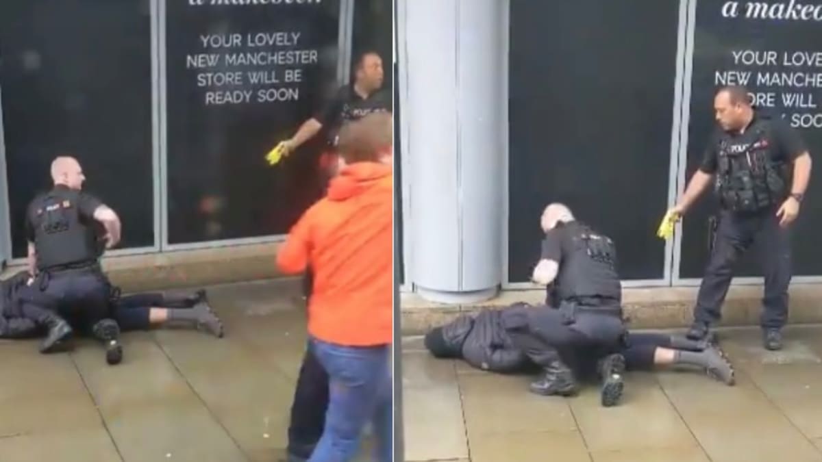 Policie zadržela útočníka v Manchesteru