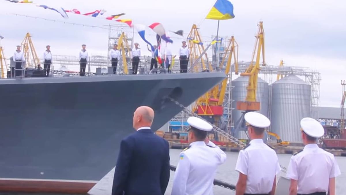 ukrajinská flotila - ilustrace