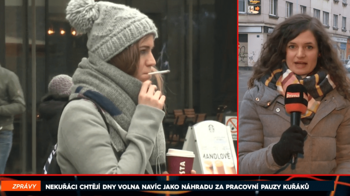 Nekuřáci chtějí dny volna navíc jako náhradu za pracovní pauzy kuřáků