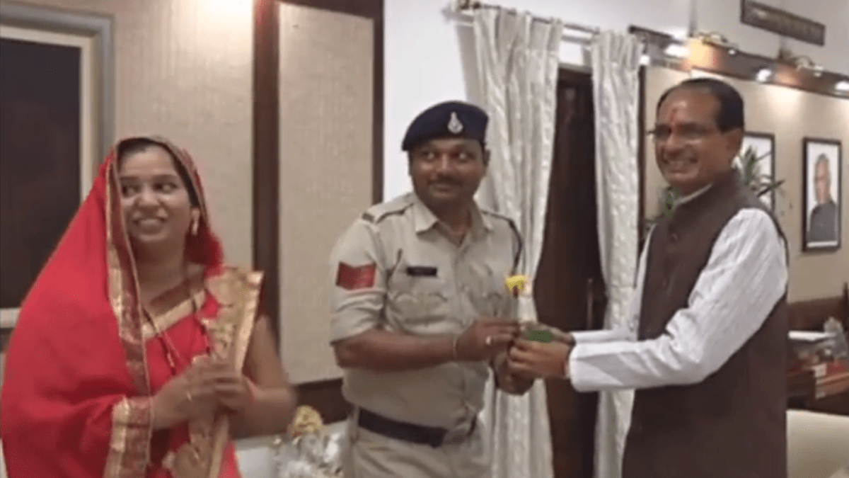 Oceněný indický policista