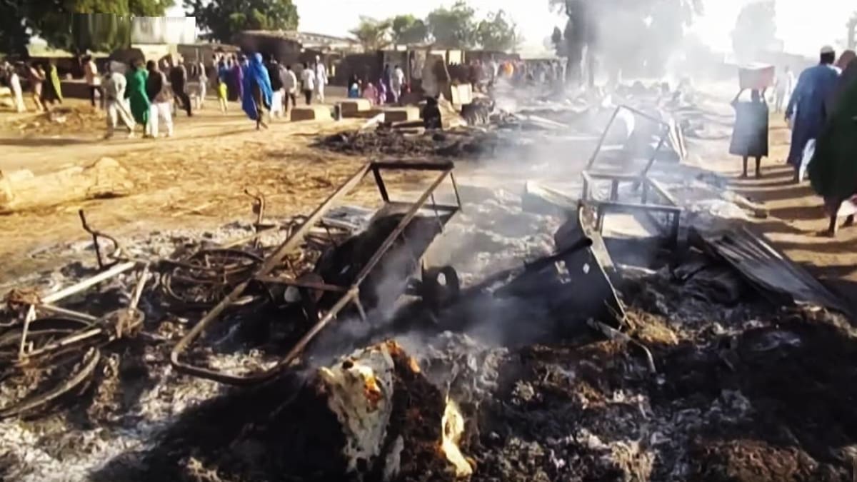 Vypalování křesťanských vesnic v Nigérii