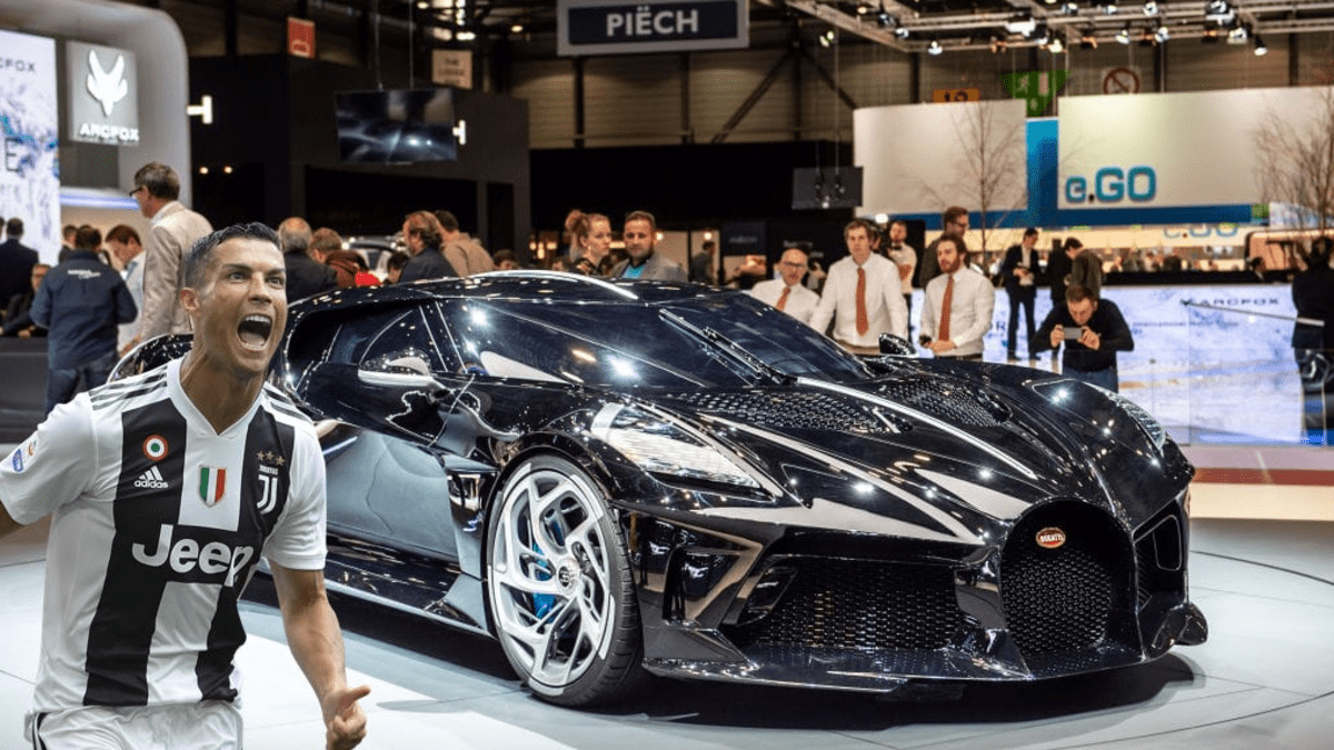 Ronaldovo černá kráska - Bugatti