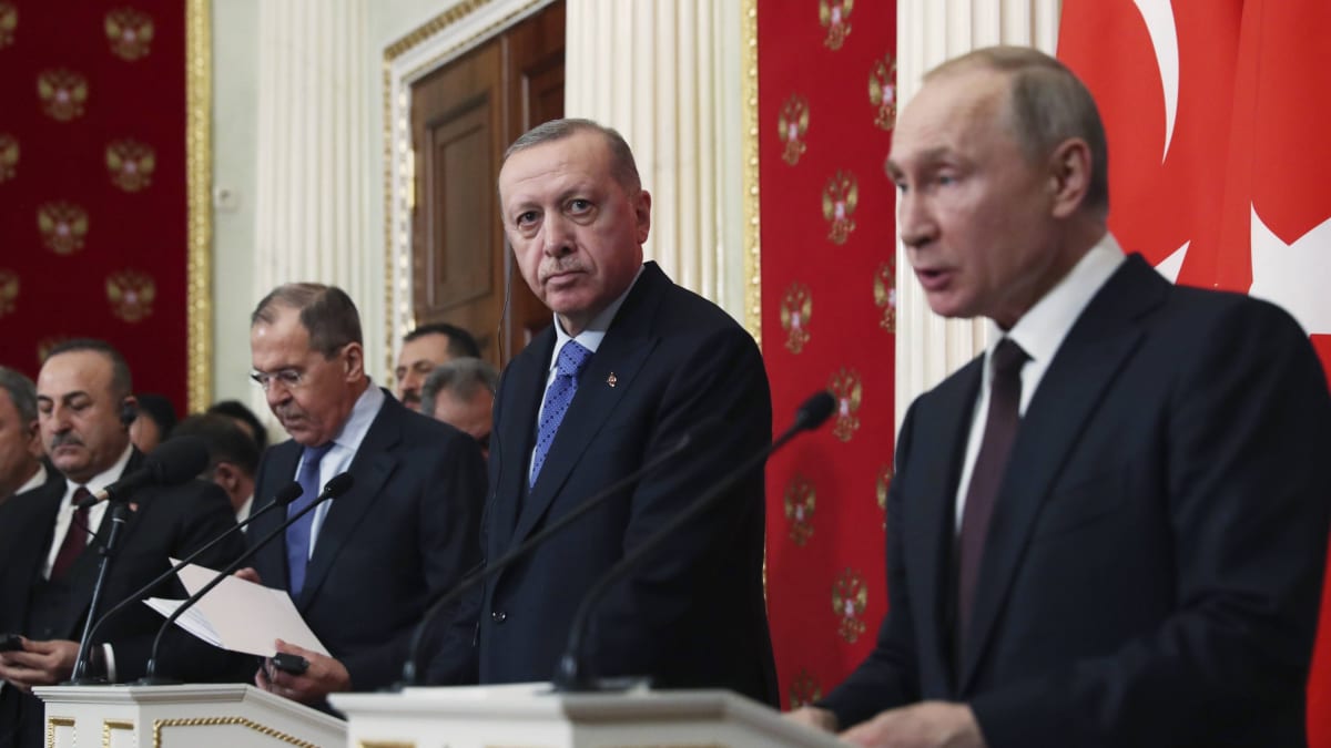 Putin, Erdogan po skončení jednání v Moskvě