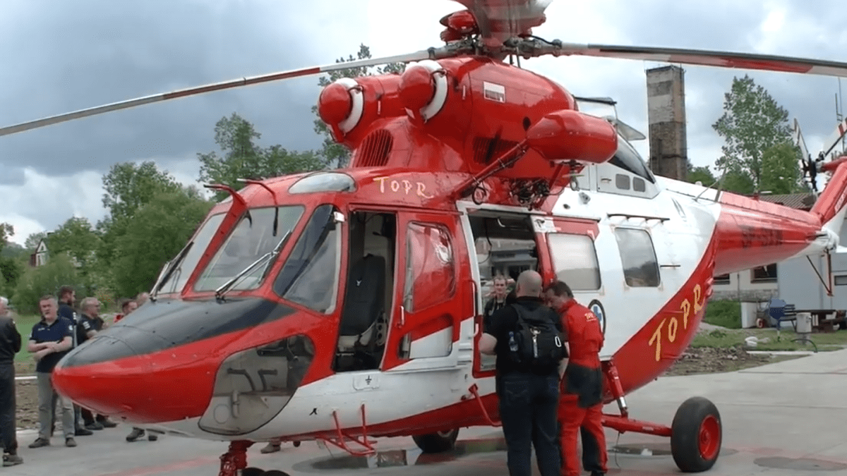 Vrtulník polské záchranné služby (ilustrační foto)