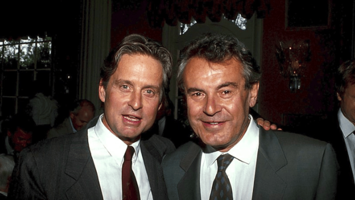 Michael Douglas a Miloš Forman
