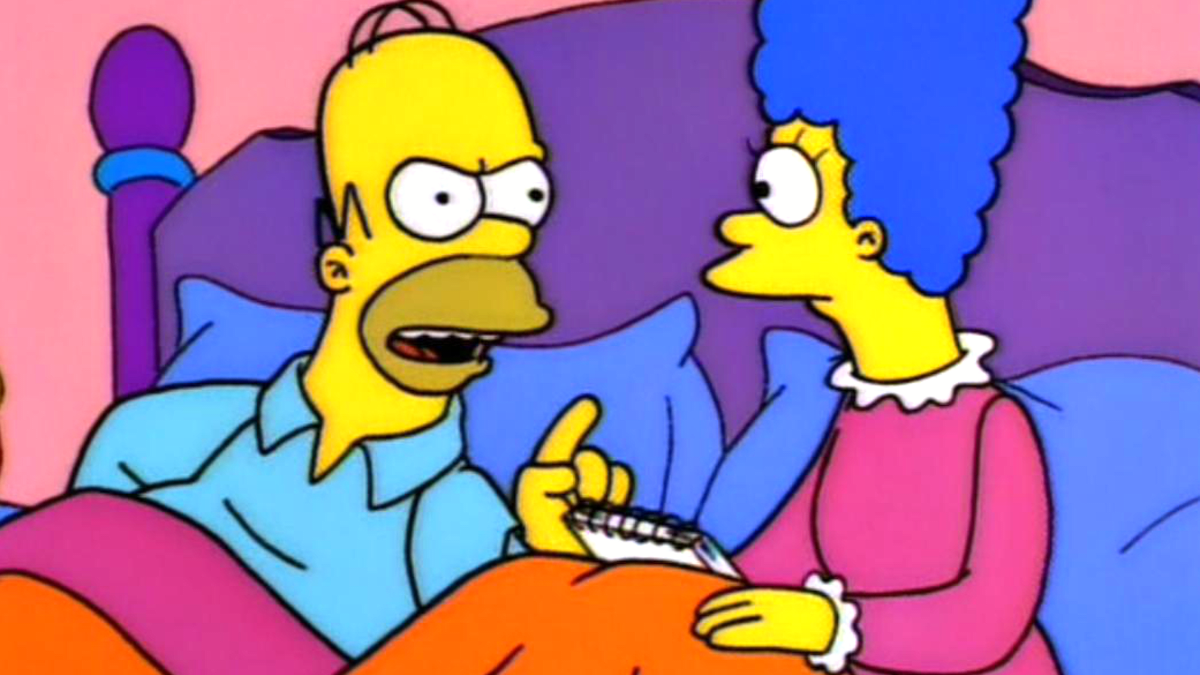 Marge už s Homerem dojde trpělivost