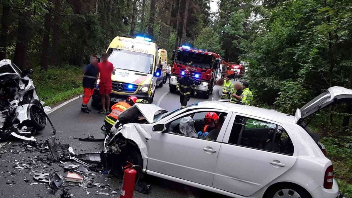 Vážná dopravní nehoda na Blanensku si vyžádala několik zraněných