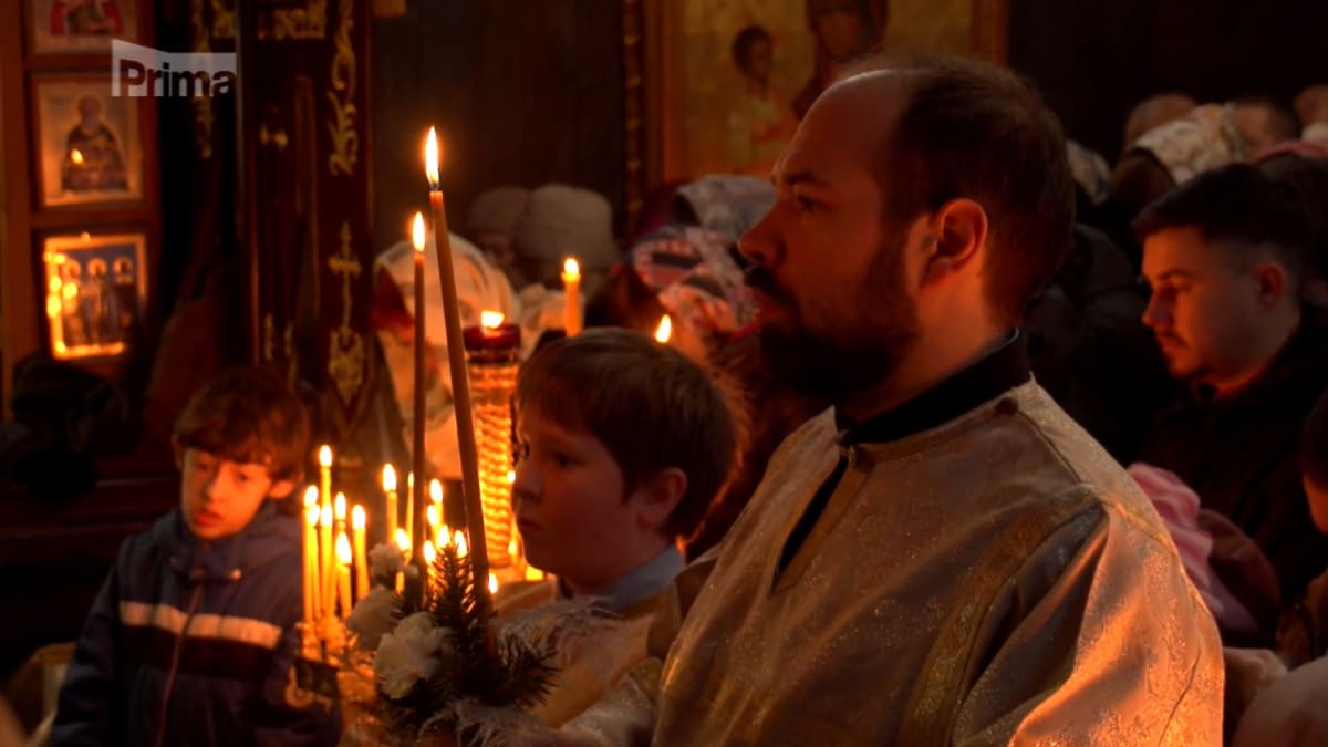 Desítky tisíc lidí oslavy v Česku pravoslavné Vánoce
