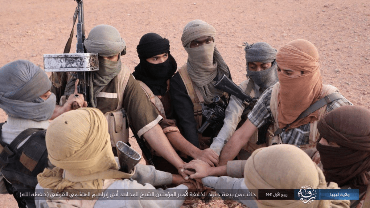 bojová skupina ISIS v Libyi