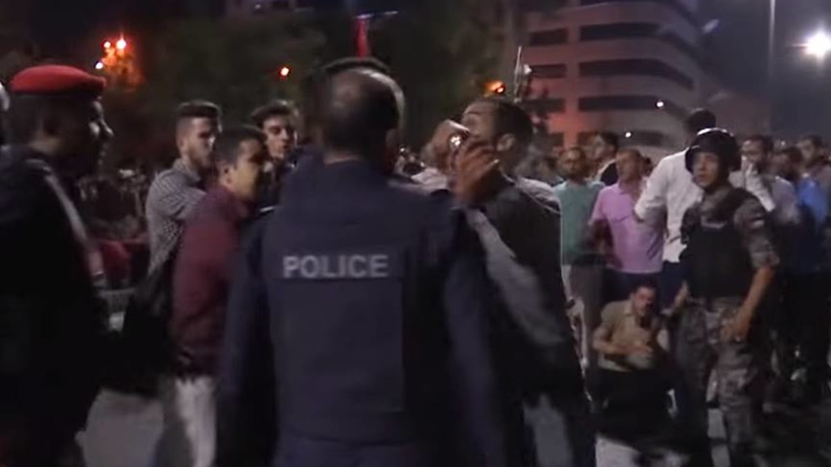 demonstrace v Ammánu