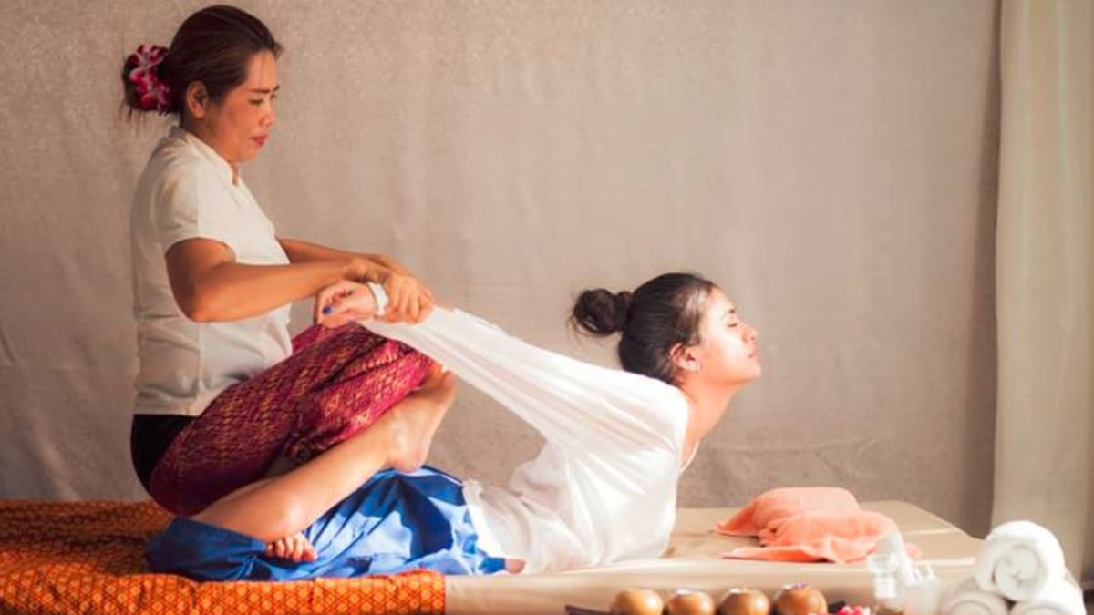 Ilustrační foto: thajská masáž