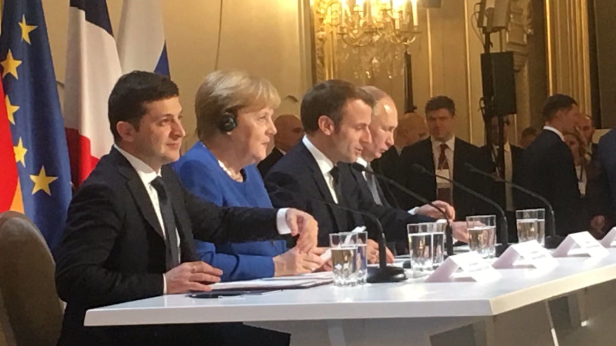 summit Normandské čtyřky v Paříži