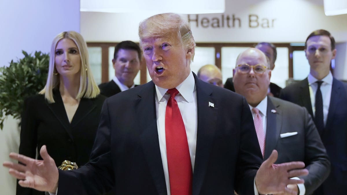 Ilustrační foto: Donald Trump v Davosu