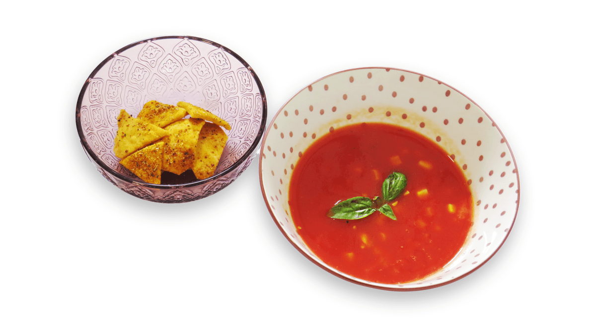 Rajčatová polévka na mexický způsob