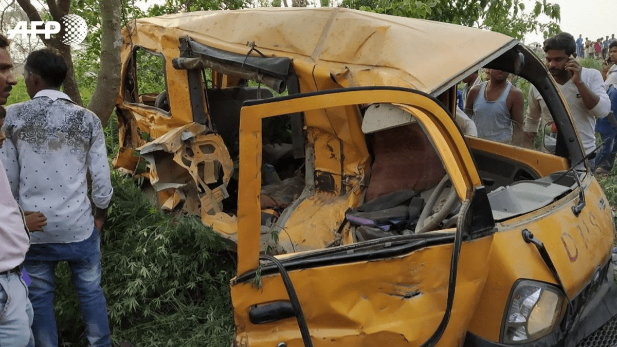 Další nehoda školního autobusu v Indii