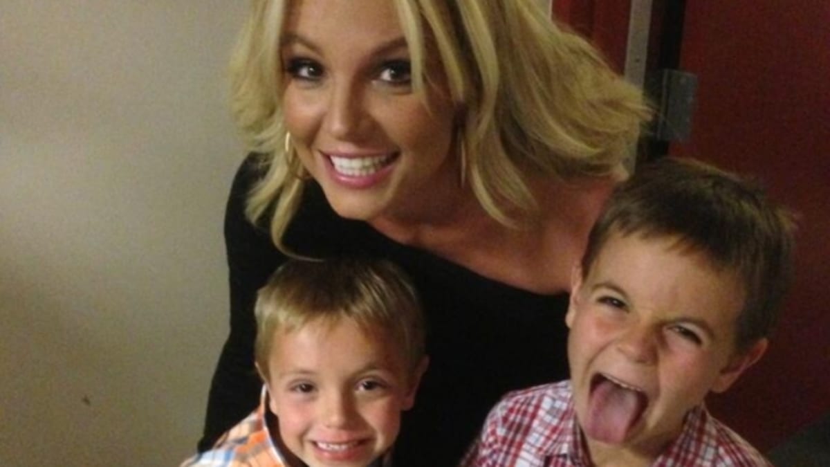 Britney Spears se pochlubila svými syny Seanem Prestonem (7) a Jaydenem Jamesem (6)