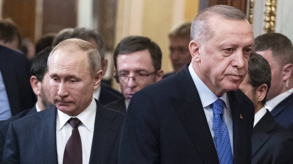 Putin a Erdogan unavení po jednání v Moskvě