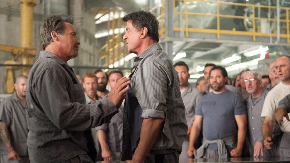 Akční hrdinové: Arnold Schwarzenegger a Sylvestr Stallone