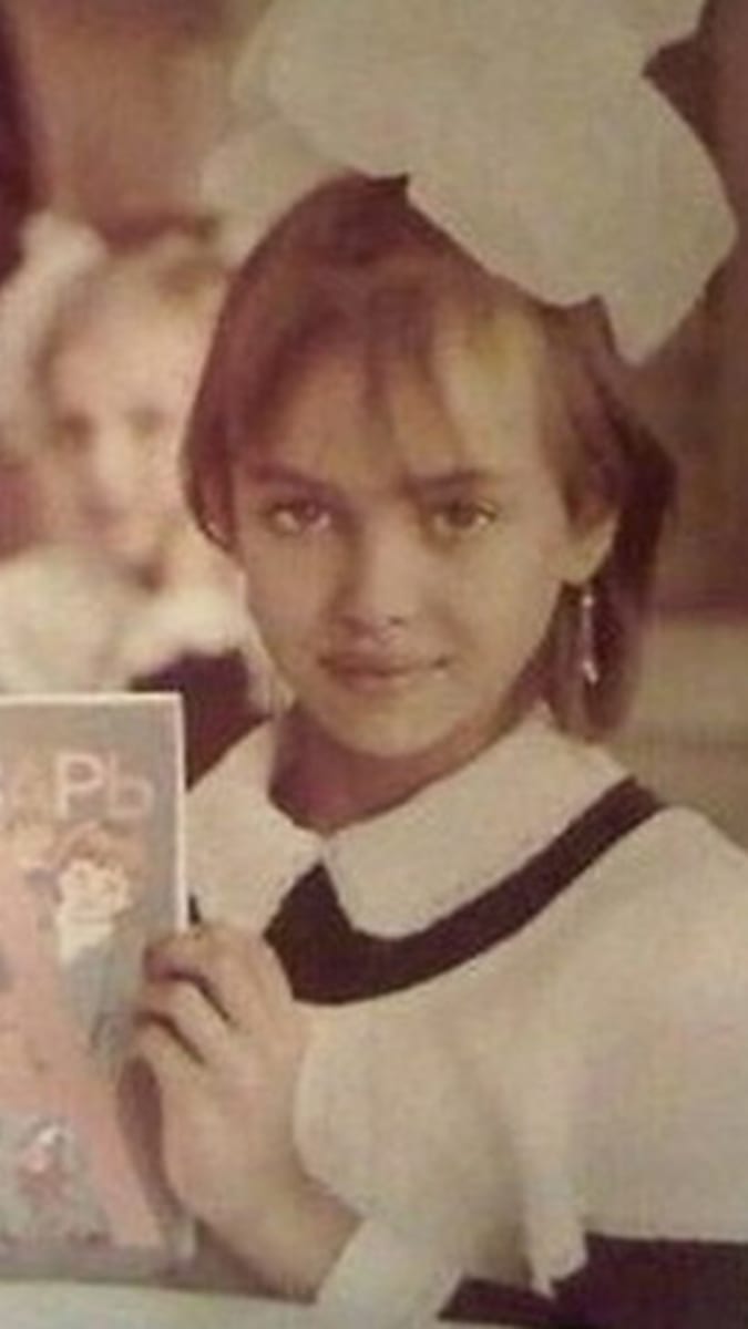Irina Shayk jako malá.