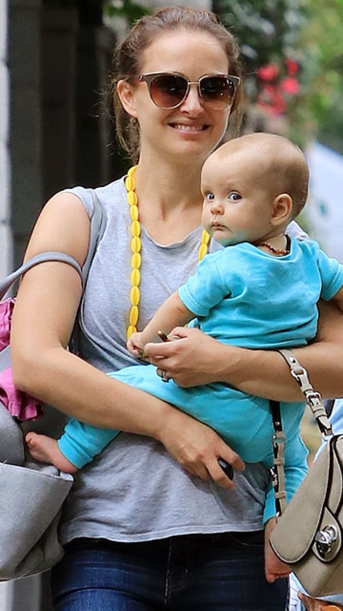 Natalie Portman se svou dcerkou