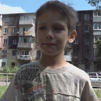 Sedmiletý Ukrajinec o ostřelování města Kryvyj Rih