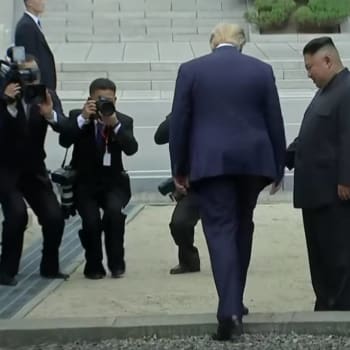 Kim Čong-il a Trump