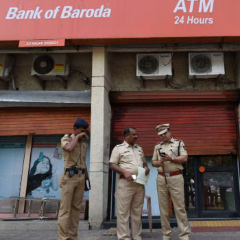 Vyloupená pobočka indické Bank of Baroda