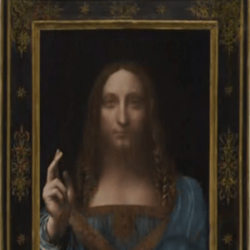 Za necelých 10 miliard korun se vydražil da Vinciho obraz zobrazující Ježíše Krista