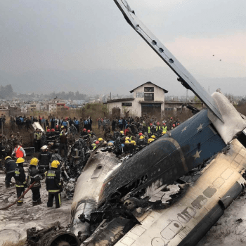 havárie letadla v Nepálu