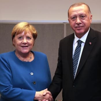 Ilustrační foto: německá kancléřka a turecký prezident