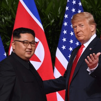 První setkání Kima s Trumpem