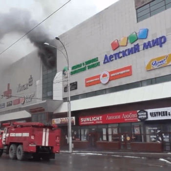Tragický požár v ruském Kemerovu