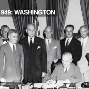 podpis zakládání NATO 1949