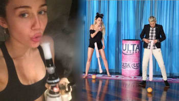 VIDEO: Zvrhlá Miley Cyrus na pódiu nastartovala svoje KOULE, slavná lesbička ji však trumfla!