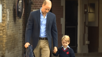 Velký krok pro prince George: první školní den!