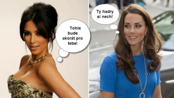 Vévodkyně Kate vrátila Kim Kardashian všechno oblečení