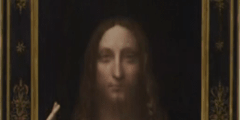 Da Vinciho dílo vydražené za rekordní sumu bude viset v Louvru. V Paříži ho ale nenajdete