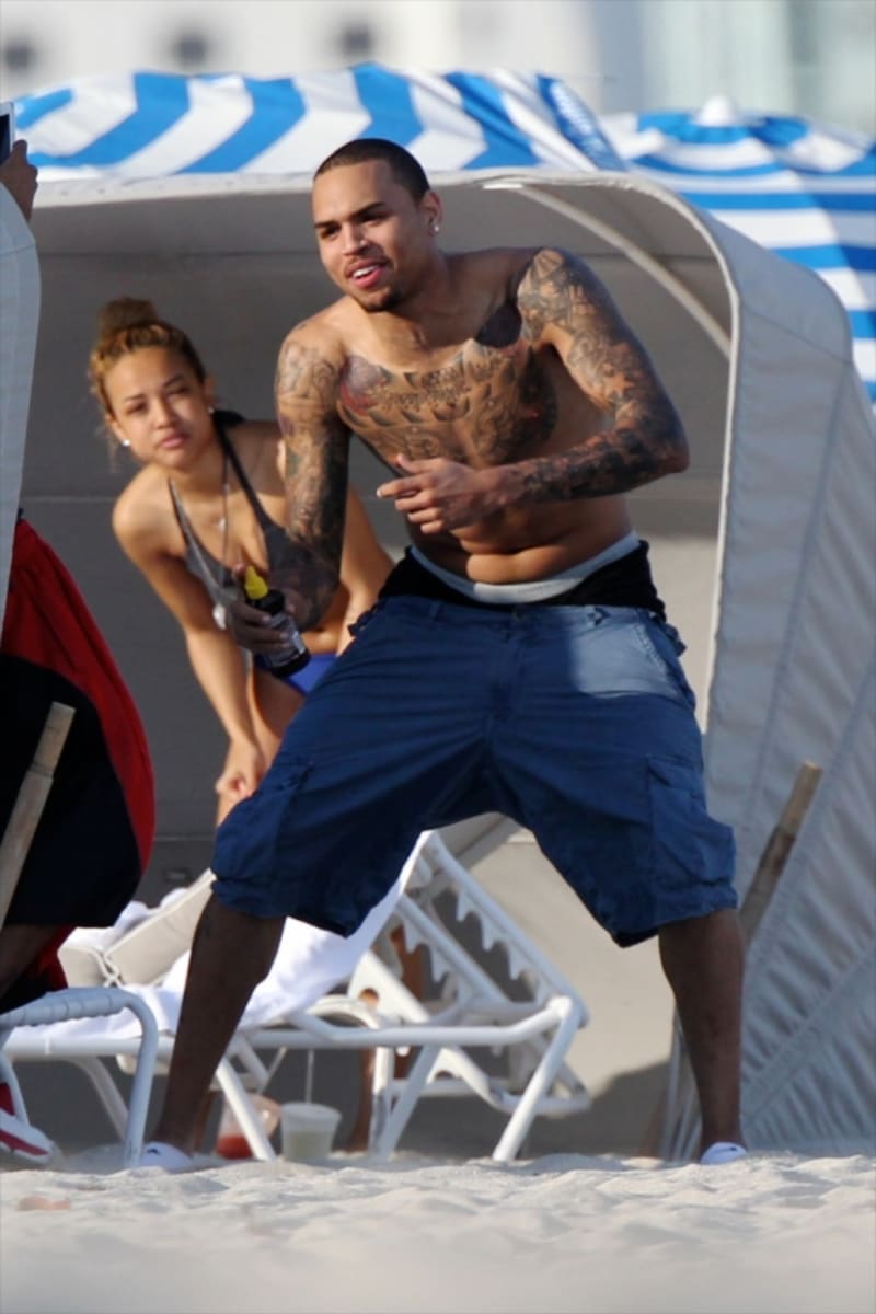 Chris Brown strávil se svou láskou Karrueche pár dnů v Miami