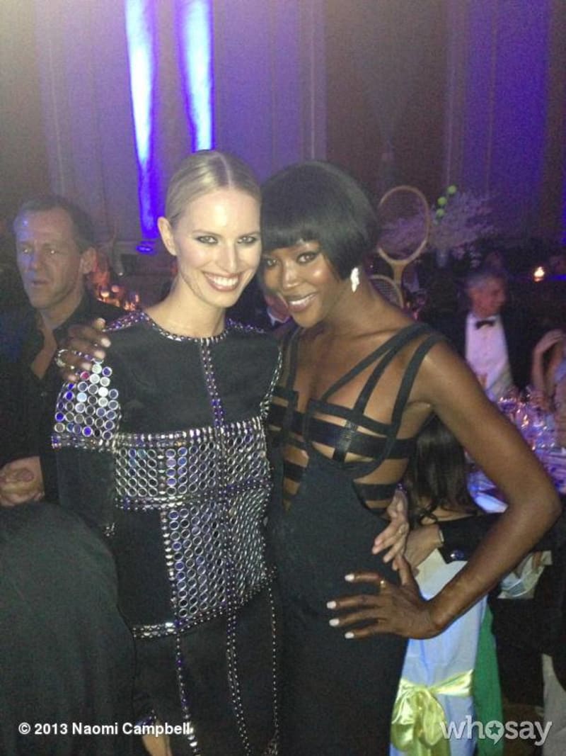 Topmodelka Naomi Campbell s Karolínou Kurkovou