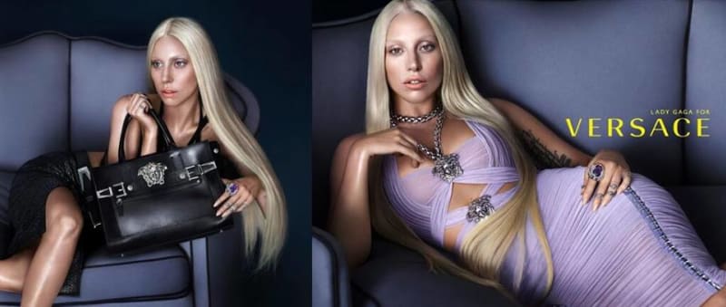 Lady Gaga útočí v reklamě Versace