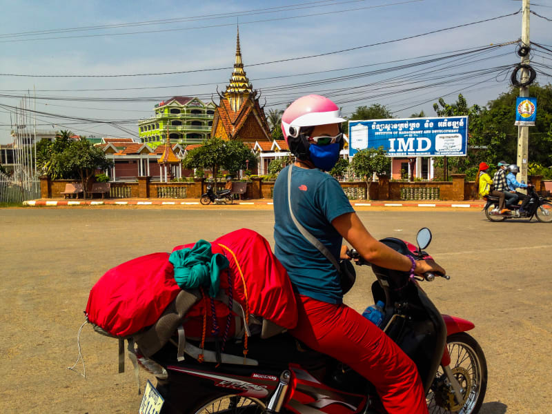 Připravena k odjezdu, Phnom Penh, Kambodža