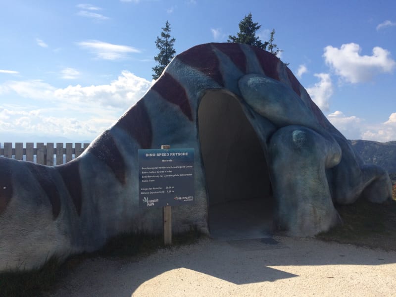 Triassic Park na Steinplatte potěší především děti