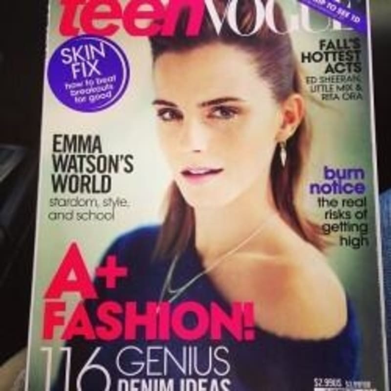 Emma Watson na titulní stránce časopisu Teen Vogue