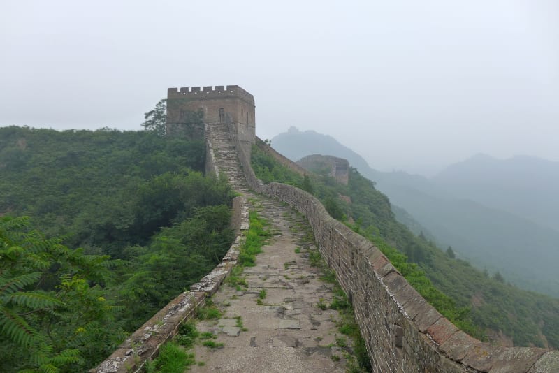Kempování na Velké čínské zdi bylo ohromným zážitkem