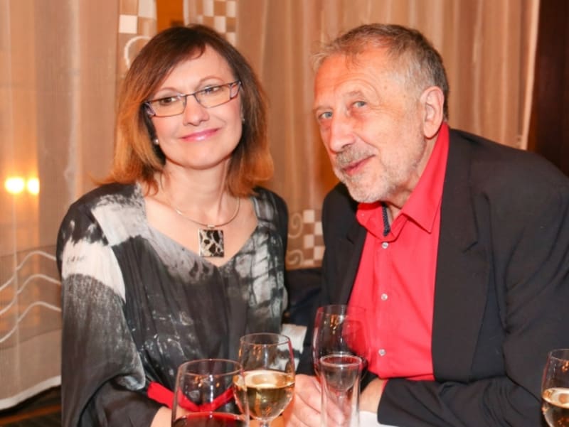 Jan Vodňanský s manželkou Ivanou