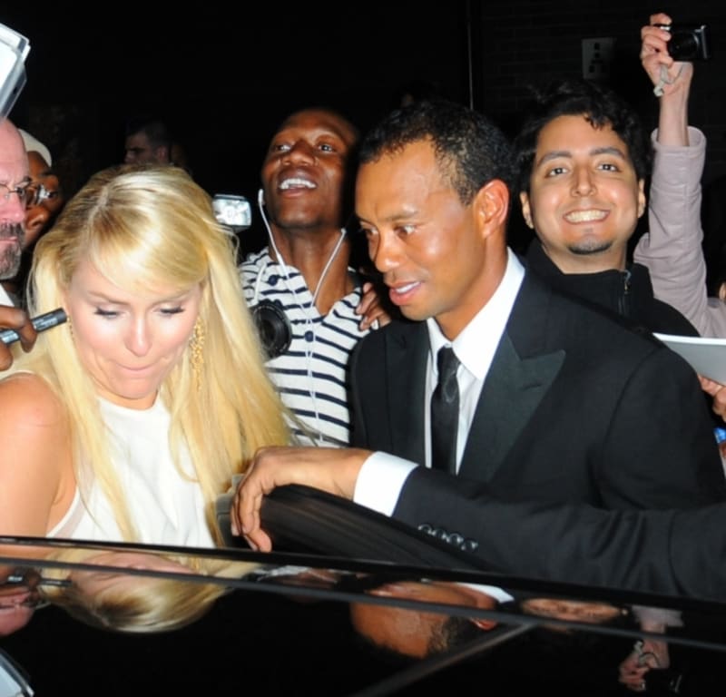 Tiger Woods a  Lindsey Vonn přestali svou lásku skrývat