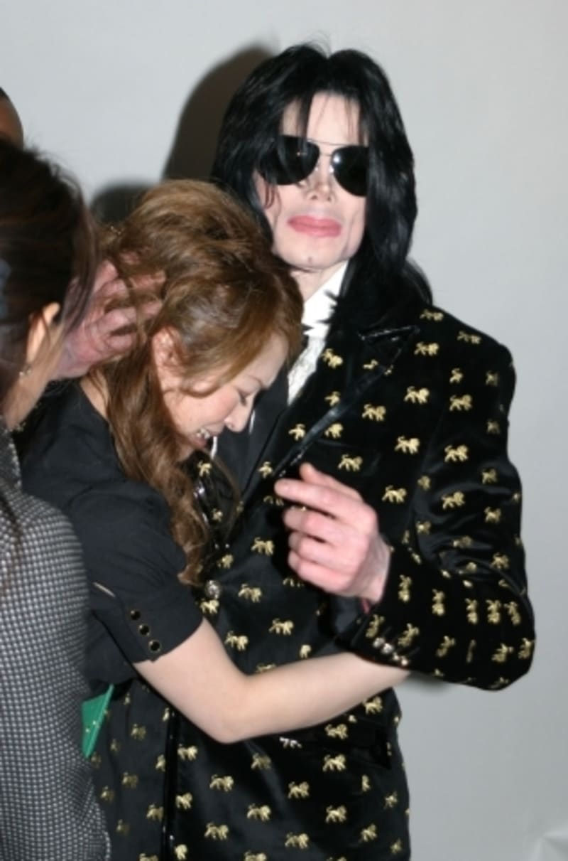 Michael Jackson se svou fanynkou