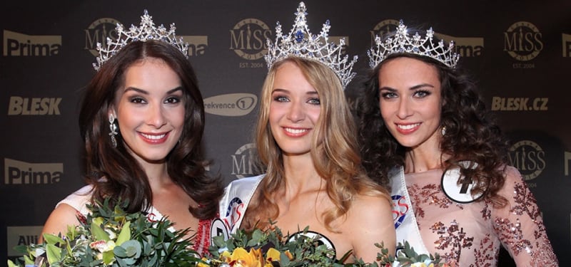 Nová Česká Miss Gabriela Franková, Česká Miss Earth Nikola Buranská a Česká Miss World Tereza Skoumalová