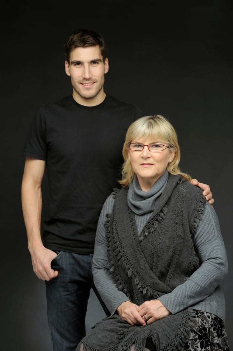 David Svoboda s maminkou